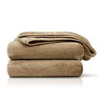 Amago - Cuddly Blanket, Cashmere Feel, 220 x 240 cm - Taupe