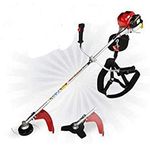 CHIKURA Lawn Mower 2 in 1 Brush Cutter with Gx35 Engine 4 Strokes Whipper Snipper Trimmer Tree Pruner
