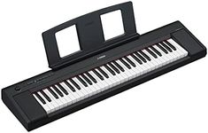 Yamaha NP-15 Piaggero Digital Keyboard with 61 Touch Sensitive Keys and 15 Instrumental Voices, Lightweight and Portable