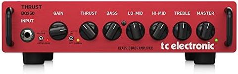 TC Electronic BQ250 Thrust Compact Bass Head, Red/Black