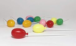 CalCastle Craft Multi Color Balloon Bouquet Cluster/Single Birthday Balloon Pick Cake Topper Decorative Picks (1.5" Ballon Pick)