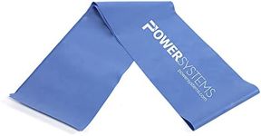 Power Systems Flat Band, Bulk Resistance Band, Level: Heavy, Light Blue, 50 Yards x 6 Inches (84776)