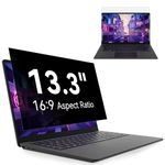 Laptop Privacy Screen 13.3 Inch 16:9 Aspect, Removable Anti Blue Light Glare Privacy Filter for 13.3" Laptop, Anti-Scratch Laptop Screen Privacy Shield for HP/Lenovo/Dell/Acer/Asus/ThinkPad 13.3"