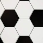 Arthouse Football Themed Black & White Wallpaper Goal Mono Geometric - Childrens Boys Bedroom Nursery - for All Colourways - for Living Spaces & Feature Walls - Full Roll 10.05m (L) X 53cm (W) 909201