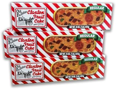 Claxton Fruit Cake – 3-Lb. Regular Recipe | Old Fashioned Holiday Fruitcake Packed in Signature Claxton Individual Gift Cartons | A Traditional Holiday Favorite 3 Pack