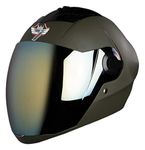 Steelbird SBA-2 7Wings ISI Certified Full Face Helmet Fitted with Clear and Extra Chrome Visor