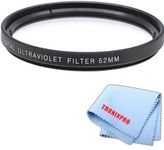 52mm Pro series Multi-Coated High Resolution Digital Ultraviolet Filter For Pentax smc DA 50mm f/1.8 Lens, Pentax DA 18-55mm f/3.5-5.6 AL WR Zoom Lens