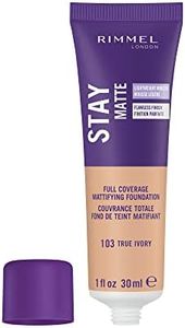 Rimmel London Stay Matte Liquid Mousse Foundation - True Ivory - 30 ml