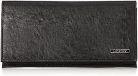 Calvin Klein 31CK19000 Secretary Men's Long Wallet, 31CK190005, Black, Black, 【サイズ】 約横19×縦9.5×幅2cm