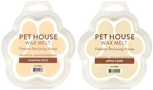 One Fur All Pet House Scented Wax Melts for Warmer - Long-Lasting Pet Friendly Plant Based Soy Wax Melts - Apple Cider and Pumpkin Spice