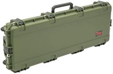 SKB iSeries Green Military Grade Designed Hard Case for Single Bow and Arrow with Grip Handles, Wheels, and Trigger Release Latches, Green