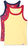 Jockey UB24 Boy's Super Combed Cotton Printed Round Neck Sleeveless Vest (Colors & Prints May Vary_Pack of 2)_Assorted_5-6 Yrs