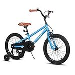 JOYSTAR 18 Inch Kids Bike for 5-8 Years Old Girls Boys Gifts Bikes Unisex Children Junior Bicycles with Kickstand BMX Style Blue