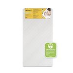 Safety 1st Heavenly Dreams Deluxe Baby Crib & Toddler Bed Mattress, Dual Sided, Waterproof Cover, White