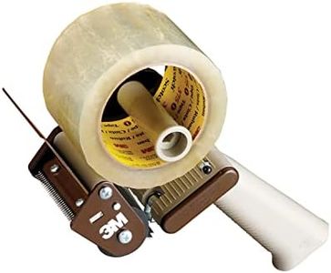 3M Scotch Low Noise Tape Dispenser H153 for Quiet or Recurrent Use, Pistol Grip Design, High-Impact Resistant, 3 in