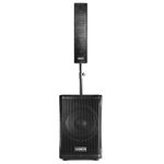 VONYX VX1200 Active Column Array PA Speaker System, 750W | High-Power Active Powered Speakers | Portable Active Speakers for Live Events | Professional Powered PA Speakers for Clear Sound