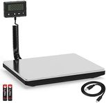 Shipping Scale 440lb (Max.) 5oz (Min.) Heavy Duty Stainless Steel Freight Scale Warehouse Scale Package Scale Farm Scale Industrial Scale Tare / Hold Functions Battery or USB Type-C Powered WEIGHTMAN