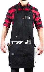 Hudson Durable Goods - Deluxe Edition - Waxed Canvas Tool Apron - Black