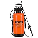 VIVOSUN 1.85-Gallon Pump Pressure Sprayer, Pressurized Lawn & Garden Water Spray Bottle with Adjustable Shoulder Strap, Pressure Relief Valve, for Spraying Plants, Garden Watering and Household Cleaning