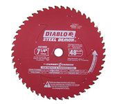 Freud Diablo D0748Cf Steel Demon 7 1/4 Inch 48 Teeth Metal And Stainless Steel Cutting Saw Blade Cermet Ii Carbide Up To 5X Longer Life