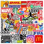 CodersParadise Pack of 60 Random Aesthetic Cool Vinyl Sticker for Laptop, Journal, Guitar, Mobile Case - Waterproof Residue Free