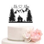 Mountain Wedding Cake Topper, Outdo