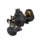 PENN Fathom® II Star Drag Reel, Saltwater Fishing Reel, Conventional Reels, Sea - Nearshore/Offshore Fishing, Shore and Kayak Fishing, Unisex, Black Gold, 12 | Right Hand