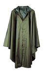 Baleno Men's Tornado Rain Poncho - Green (Khaki), 2XL/3XL