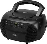 Portable Stereo Cassette Recorder & CD Player with AM/FM Radio