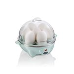 Hamilton Beach 25504 3-in-1 Electric Hard Boiled Egg Cooker Poacher & Omelet Maker, Makes 7, Mint