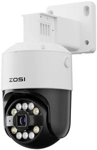 ZOSI 4K 8MP Telecamera PoE Esterno Visione Notturna a Colori, Rilevamento di Movimento/Persona/Veicolo, Tracciamento Intelligente, Supporto PoE-NVR, C296