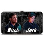 Buckle-Down Women's Buckle-Down Hinge Wallet - Supernatural, multicolor 1, 7" x 4"