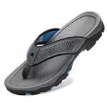 VVQI Men's Sport Flip Flops Comfort Casual Thong Sandals Outdoors