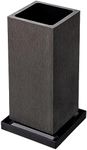 Anesty Company HO2132 Umbrella Stand, Gray, Width 5.9 x Depth 5.9 x Height 11.8 inches (15 x 15 x 30 cm), Karari Diatomaceous Earth, Umbrella Stand, Long, for 4-8 Bottles, Water Absorption, Entryway,