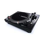 Reloop RP-1000 MK2 belt-drive DJ turntable with +-10% adjustable pitch range including headshell and pre-fitted Reloop OM Black (made by Ortofon) cartridge and stylus