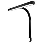 Neatfi (New Model)Flex Desk Lamp with Clamp, 3000 Lumens, Dimmable, 30W LED Monitor Light, 3000K-6500K Correlated Color Temperature, 5 Adjustable Brightness Levels & 5 Light Modes (31.5 Inches, Black)