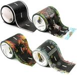 PlayTape Variety Pack Road Tape for Toy Cars - Sticks to Flat Surfaces, No Residue, 2 in. x 30 ft. Roll