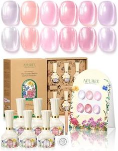 APUREE Clinically Proven HEMA Free Cat Eye Gel Nail Polish Set Gem Glow