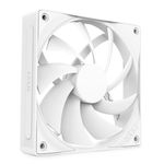 NZXT F120Q | 120mm Quiet Airflow PC Case Fan | Intake or Exhaust | Chamfered Frame for Concentrated Air | Fluid Dynamic Bearings | Low Noise | PWM Control | White