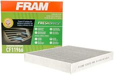 FRAM Fresh Breeze Cabin Air Filter with Arm & Hammer Baking Soda, CF11966 for Select Buick, Cadillac, Chevrolet and GMC Vehicles, white