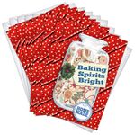 Wright Home & Gift Baking Spirits Bright Christmas Greeting Cards | 36 Pack Bulk Set + 36 Envelopes (4x6)