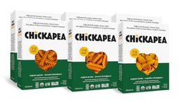 Chickapea Organic Chickpea Pasta - Spirals, Penne, Shells Variety Pack - 227g (Pack of 6)