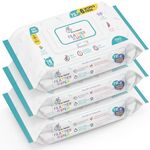 R For Rabbit Feather Aqua Baby Wipes Combo Pack Of 234 Units | Pure Water Wet Wipes for Babies With Lid (Combo of 3 Packs)