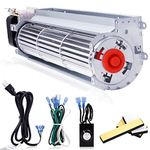 Hiorucet GA3650A GA3700 GA3650 GA3750A BK BKT Fireplace Blower Fan Kit for Desa Tech, FMI, Vanguard, Vexar, Astria Fireplace. Replacment Fireplace Blower Kit for Comfort Flame, Comfort Glow.