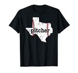 A Baseball Pitcher Texas Slow Pitch Softball Pitcher T-Shirt