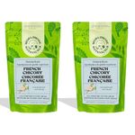 Worldwide Botanicals French Chicory Root - Brew Like Coffee, Blend Roasted Chicory Root With Coffee, Prebiotic Coffee Alternative, Acid Free, Caffeine Free, Kosher, 454 Grams, Pack of 2