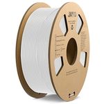 JAYO PLA 3D Printer Filament, 3D Printing PLA Filament 1.75mm, Dimensional Accuracy +/- 0.02mm for Most FDM 3D Printers, Neatly Wound Filament, 1.1KG Spool(2.42 LBS), PLA White 1100g