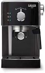 Gaggia RI8433/11 Viva Style Manual Espresso Machine for Ground Coffee and Pads, 15 Bar, 1L, 1025W, Black