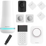 SimpliSafe 10 Piece Wireless Home Alarm System (3rd Generation) with Motion Sensor, HD Security Camera and Outdoor Siren - Home Security Systems with Optional Monitoring and No Contracts