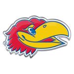 University of Kansas Heavy Duty Aluminum Color Emblem